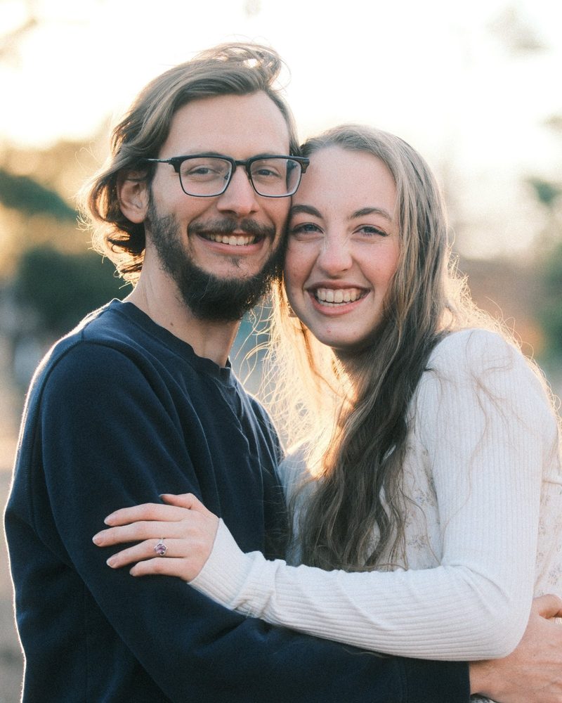 Caleb and Rachel engagement photo